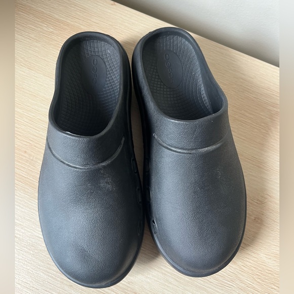 OOFOS OOCLOOG CLOG BLACK 7 - Picture 9 of 9